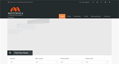 Desktop Screenshot of motiwalaestate.com